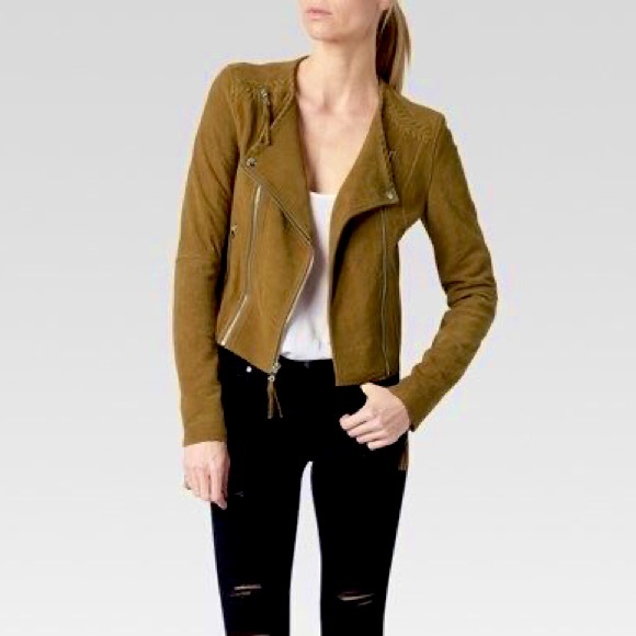 Paige Tiana Suede Cropped Jacket - Picture 8 of 10